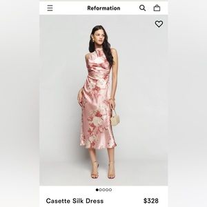 Reformation Silk Dress